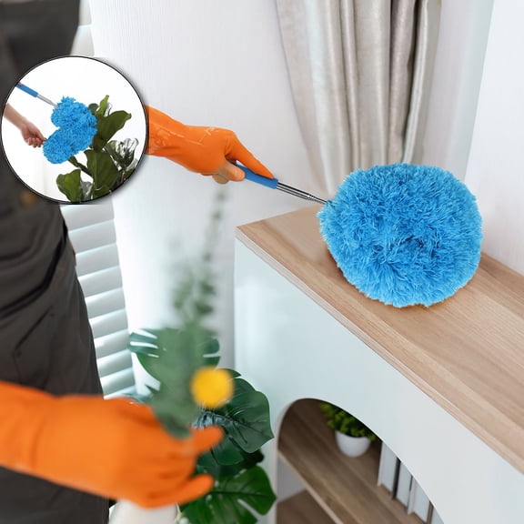 VQPeo Ceiling Fan Blade Cleaner, Extendable Duster for Walls, Bookshelves, Furniture, Door, Window Top Cleaning