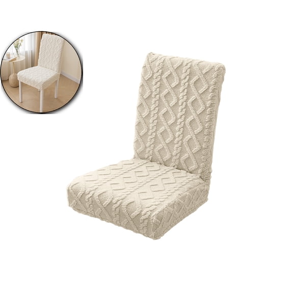 VQPeo Chair Slipcover Stretch Spandex Chair Covers Jacquard Armchair Slipcover Sofa Furniture Protector Couch with Elastic Bottom for Living Room Bedroom