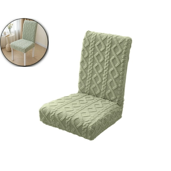 VQPeo Chair Slipcover Stretch Spandex Chair Covers Jacquard Armchair Slipcover Sofa Furniture Protector Couch with Elastic Bottom for Living Room Bedroom