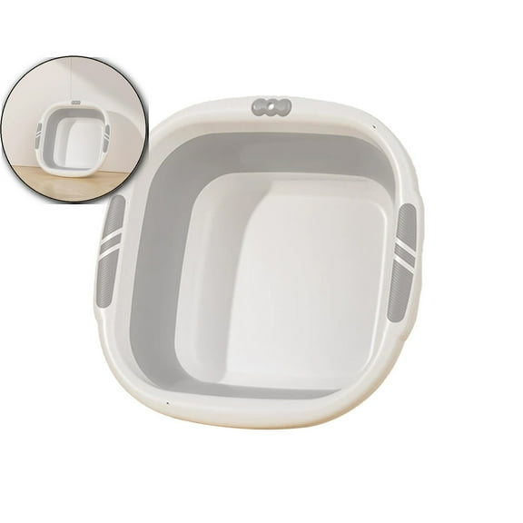 VQPeo Collapsible Wash Basin, Foldable Dish Pan, Portable Camping Sink for Outdoor