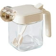 thumbnail image 1 of VQPeo Condiment Jar Spice Container with Lids and Spoons, Kitchen Spice Pot, Clear Glass Condiment Pot, Kitchen Salt Pepper Sugar Storage Container Jar, 1 of 4