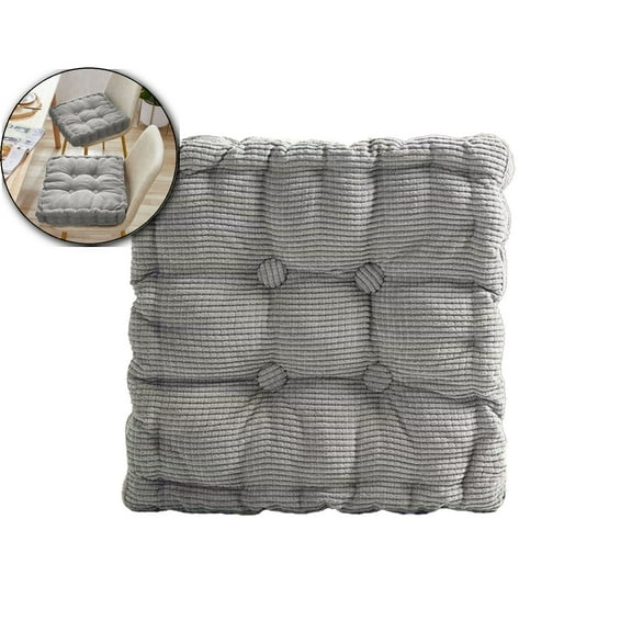 VQPeo Corduroy Floor Pillow Cushion, Thick Tatami Yoga Mat, Multipurpose Living Room Balcony Seating Pad for Reading & Meditation