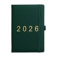 thumbnail image 1 of VQPeo Daily Planner (January to December) – 365 Day Agenda Book with Hourly Schedule, Calendar Pages, Ribbon Bookmark & Elastic Pen Loop – Soft Leather 12-Month Organizer, 1 of 5