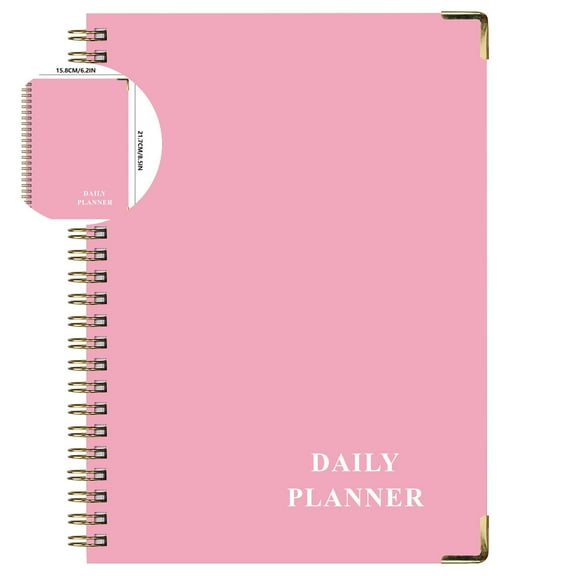 VQPeo Daily Planner Notebook, To Do List Notepad, Notebooks for Work, Undated Planner to Easily Organize Your Tasks and Appointments, Perfect Office Supplies for Women Men