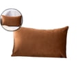 thumbnail image 1 of VQPeo Decorative Square Solid Toss Pillowcase Cushion Cover Pillow Case with Hidden Zipper Closure Only Cover No Insert(Coffee), 1 of 5