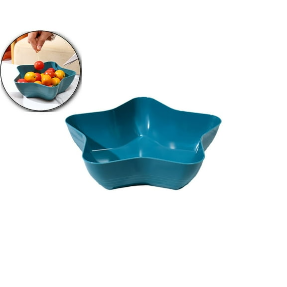 VQPeo Dessert Bowls - Fruit Tray Household Coffee Table Dried Fruit Box Divided Melon Candy Snack Storage Box