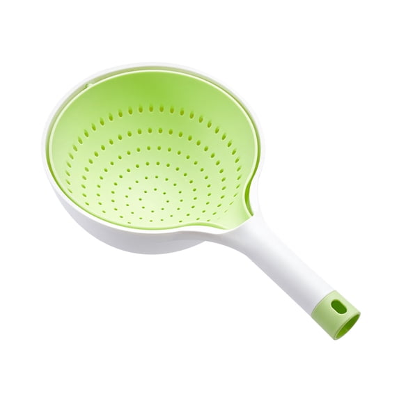 VQPeo Double-Layer Vegetable Washing Basin, Multi Functional Drainage Basket for Home Living Room Fruit Kitchen Filter Vegetable Washer