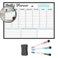 thumbnail image 1 of VQPeo Dry Erase Fridge Calendar, Reusable Magnetic Planner Board, Kitchen Monthly Organizer for Family Meal Planning and Grocery Tracking, 1 of 6