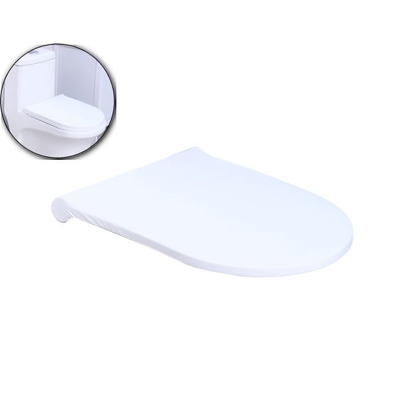VQPeo Elastic Toilet Lid Cover, Washable Seat Protector, Stretch Bathroom Cushion for Universal Toilet Fitting & Hygienic Bathroom