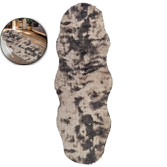 VQPeo Extra Large Plush Velvet Fleece Bedroom Rug Fluffy Plush Shag Rug for Living Room - Non-Slip, Water-Absorbent, Machine Washable