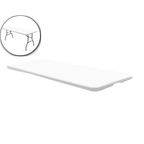 VQPeo Fitted Rectangle Tablecloth Elastic Table Cloth for 6x2.5ft Table, Stretch Spandex Table Cover Washable Polyester Table Top Cap Cover for Dining Picnic Camping