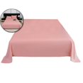 thumbnail image 1 of VQPeo Flat Sheet - Microfiber Bed Flat Sheet, Wrinkle and Fade Resistant, 70.87x90.55 Inch, Pink, 1 of 5