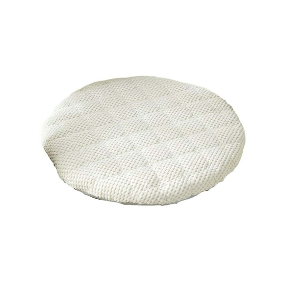 VQPeo Flock Round Floor Seat Cushion, Thickened Chair Pad, Washable Memory Foam Gaming & Office Comfort Mat for Indoor/Outdoor Use