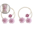 thumbnail image 1 of VQPeo Floral Curtain Ties, Vintage Flower Buckles, Elegant Drapery Holdbacks for Living Room & Bedroom Decoration, 1 of 6
