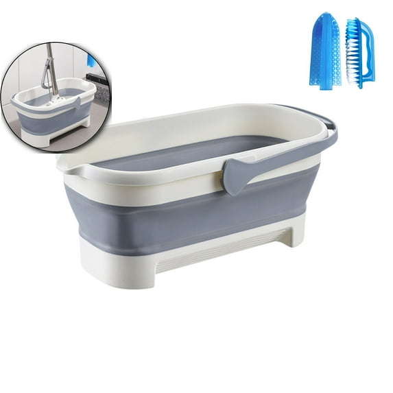 VQPeo Foldable Mop Bucket, Large Capacity Water Pail, Space-Saving Cleaning Tub for Camping and Outdoor Chores