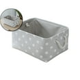thumbnail image 1 of VQPeo Foldable Storage Basket with Handle Cloth Fabric Laundry Basket Storage Basket, Small Storage Basket for Shelves Closet, 1 of 5