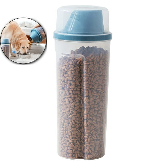 VQPeo Food Storage Container Pet Food Containers Airtight Dry Pet Food Bins for Travel Food Bucket