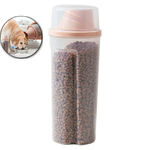 VQPeo Food Storage Container Pet Food Containers Airtight Dry Pet Food Bins for Travel Food Bucket