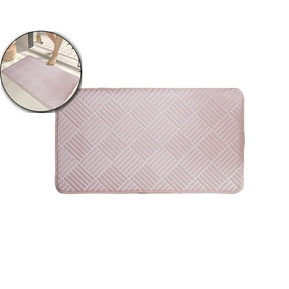 VQPeo Front Door Mat, Dirt Trapper Welcome Mat for Outdoor Indoor, Waterproof Doormat, Durable Machine Washable Entry Rug for Back Door Outside Patio Porch