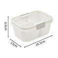 thumbnail image 1 of VQPeo Fruit Bento Box - Versatile Snack Container with Divided Serving Tray, Easy to Clean, Perfect for Outings, Parties, Gift Idea with Homemade Treats, 1 of 3