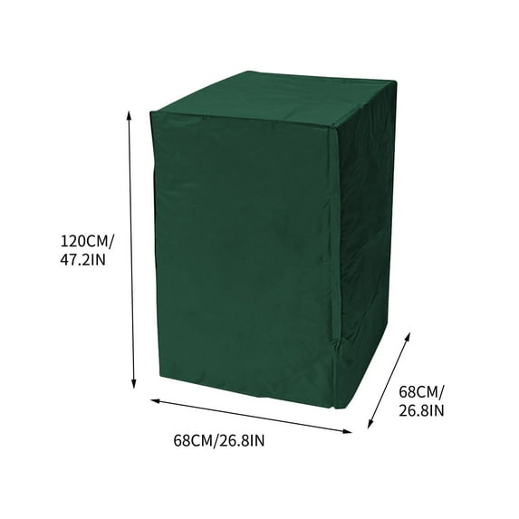 VQPeo Garden Chair Cover, Waterproof Stacked Furniture Protector, Windproof Outdoor Patio Chair Shield for All-Season Use