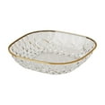 thumbnail image 1 of VQPeo Gold-Rimmed Dinner Plates, Transparent Fruit Snack Bowls, Stackable Candy Dishes for Table Settings Use, 1 of 6