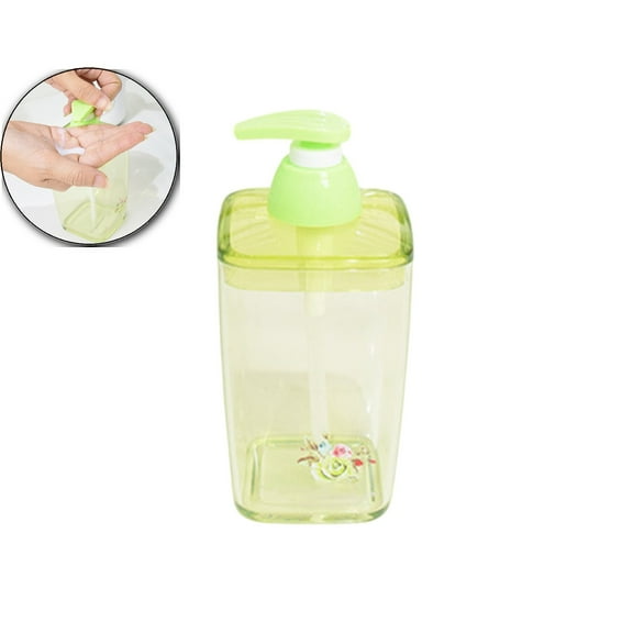 VQPeo Hand Soap Dispenser, Modern Soap Dispenser for Bathroom, Refillable Dish Soap Dispenser with Pump, Plastic Liquid Soap Container Pump Bottle for Kitchen Sink Bathroom Countertop