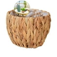 thumbnail image 1 of VQPeo Handwoven Natural Rattan Flower Basket for Home Decor, Storage & Gift - Versatile Woven Planter Pot Cover, Fruit & Vegetable Holder, 1 of 4