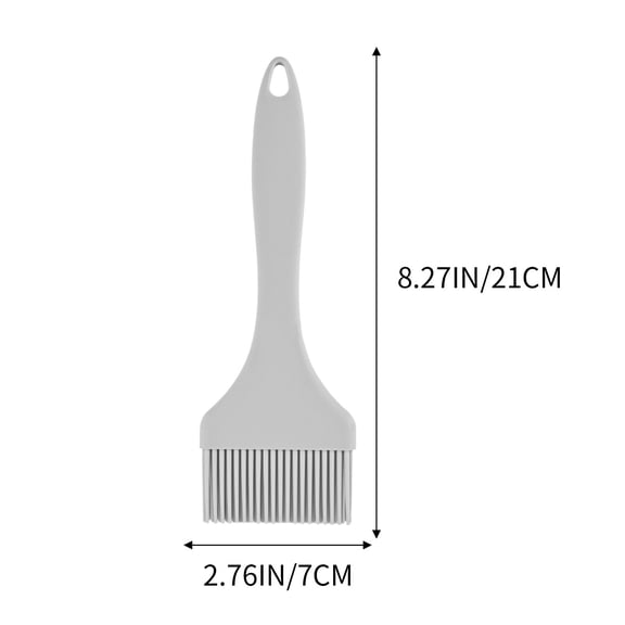 VQPeo Heat-Resistant BBQ Sauce Brush - Silicone Basting Brush, Dishwasher Safe, Ergonomic Design, Kitchen Tool for Marinade & Sauces Application