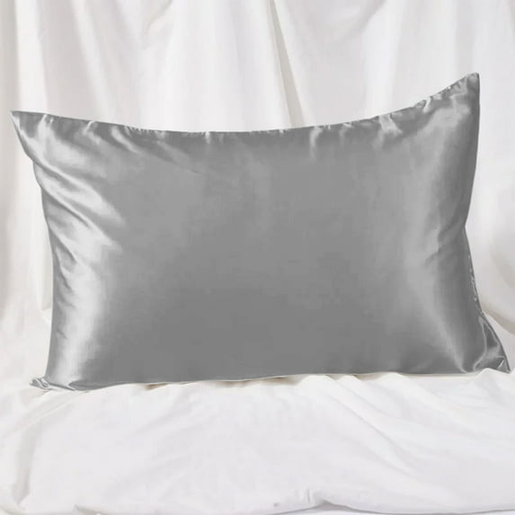 VQPeo Ice Silk Summer Pillowcase, Breathable Polyester Fiber Cover, Sweatproof Hotel-Style Pillow Protector for Home Use