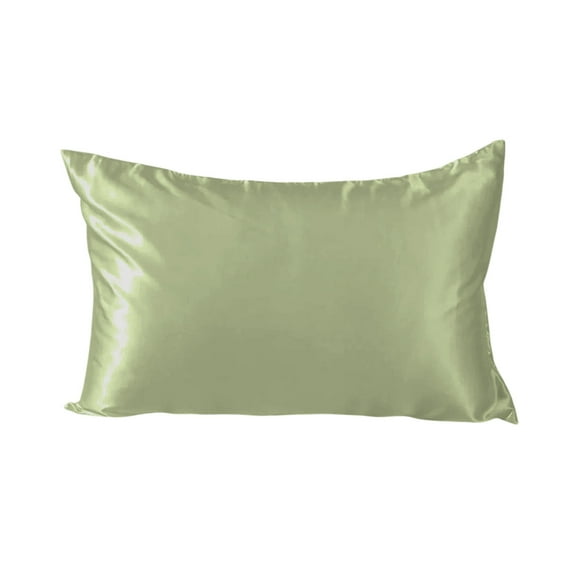 VQPeo Ice Silk Summer Pillowcase, Breathable Polyester Fiber Cover, Sweatproof Hotel-Style Pillow Protector for Home Use