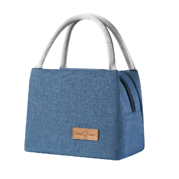 VQPeo Insulated Portable Lunch Tote Bag, Reusable Thermal Cooler Flask, Leakproof Adult Bento Box for Office Work & Picnic Travel