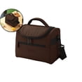 thumbnail image 1 of VQPeo Insulated Shoulder Strap Lunch Tote, Reusable Leakproof Cooler Bag, Multifunctional Picnic Work Bento Box for Men & Women, 1 of 6