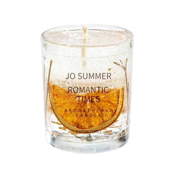 VQPeo Jelly Aromatherapy Candle with Eternal Flower Inside and with Nighttime Illumination, Perfect Home Decor, Gift Choice, Floral, Fruity Scents