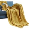 thumbnail image 1 of VQPeo Knitted Acrylic Fiber Blanket, Solid Color Sofa Cover Nap Throw, Breathable Summer Office Aircon Warmer for Indoor & Outdoor Comfort, 1 of 5
