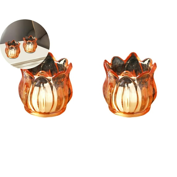 VQPeo LED Flower Shaped Tea Light - Romantic Retro Design, Perfect for Wedding Party Table Centerpiece, Multifunctional Mood Light