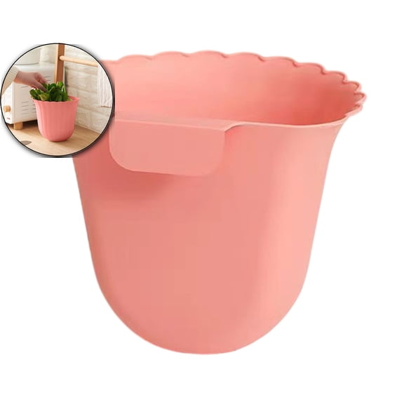 VQPeo Large Capacity Kitchen Trash Bin, Pressure Ring Garbage Can, Multipurpose Household Waste Basket for Living Room & Dormitory Use