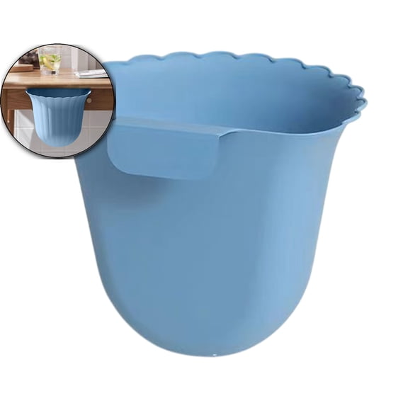 VQPeo Large Capacity Kitchen Trash Bin, Pressure Ring Garbage Can, Multipurpose Household Waste Basket for Living Room & Dormitory Use