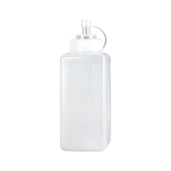 VQPeo Large Plastic Bottle with Lid and Pointed Mouth for Condiments ...