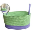 thumbnail image 1 of VQPeo Laundry Basket, Woven Cotton Rope Laundry Hamper, Woven Basket, Large Blanket Basket for Living Room, Storage Basket for Organizing, 1 of 5