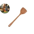 thumbnail image 1 of VQPeo Long Handle Soup Spoon Wooden Shovel Spoon Non Stick Pan Spatula Wooden Rice Paddle Food Serving Scoop Kitchen Wood Tableware, 1 of 5