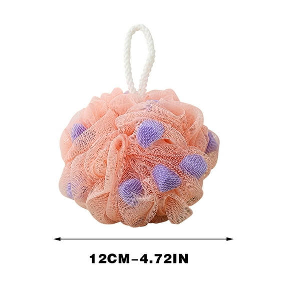 VQPeo Loofah Sponge Shower Loofahs Bath Sponges Mesh Balls for Body Scrubber Exfoliator Wash Back Scrubber Bathroom Men Women