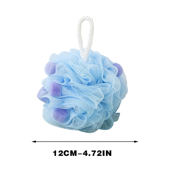 VQPeo Loofah Sponge Shower Loofahs Bath Sponges Mesh Balls for Body Scrubber Exfoliator Wash Back Scrubber Bathroom Men Women
