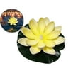 thumbnail image 1 of VQPeo Lotus Lamp Decorations, Led Waterproof Flameless Lotus Tea Lights with Water Lily Pad, Waterproof Floating Lotus Light for Home Garden Pond, 1 of 5