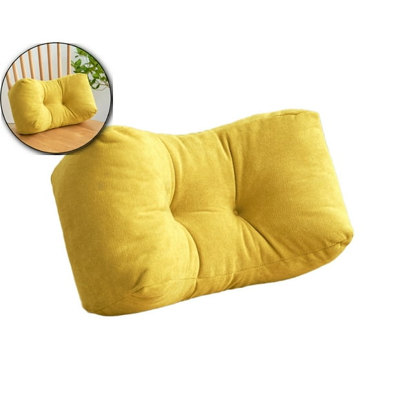 VQPeo Lumbar Pillow, Cotton Thick Support Pillows for Office Chair, Car, Camping, Couch,Take a Nap, Travel and Cruise Ship