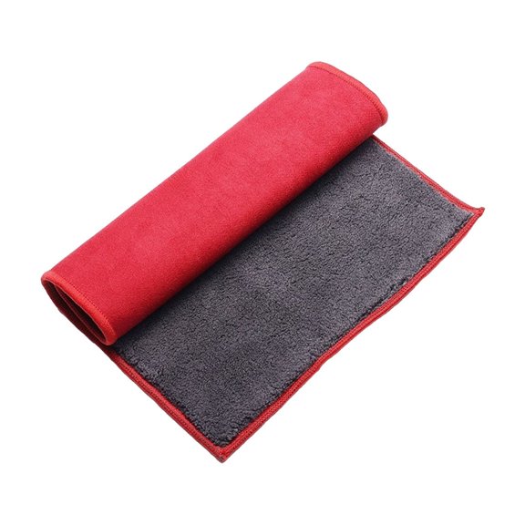 VQPeo Microfiber Car Wash Towel, Double Sided Absorbent Wiping Cloth, Billiards Cue Maintenance Rag for Vehicle Detailing and Pool Table Cleaning Care