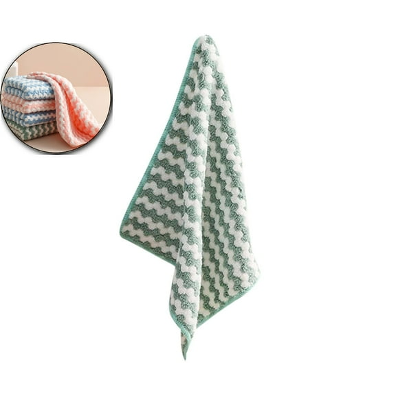 VQPeo Microfiber Cleaning Cloths - Ideal for Glasses, Electronics, Auto, and Kitchen - Ultra Soft