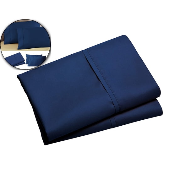 VQPeo Microfiber Pillow Cases Set of 2 - Soft, Durable, and Easy Care - Fits Queen and King Size - Perfect for a Comfortable Night's Sleep