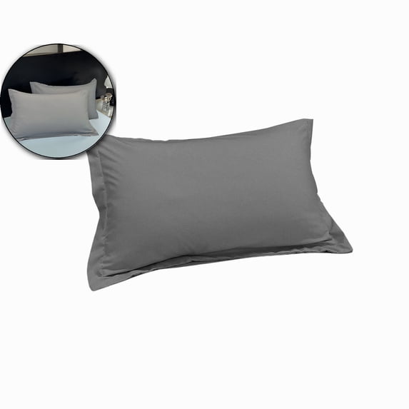 VQPeo Microfiber Standard Pillow Sham, Fade, Wrinkle and Shrinkage Resistant Soft Pillow Cover with Envelope Closure