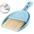 thumbnail image 1 of VQPeo Mini Broom and Dustpan Set for Home, Car, Kitchen, Table - Durable Plastic Bristles, Handheld(Blue), 1 of 3